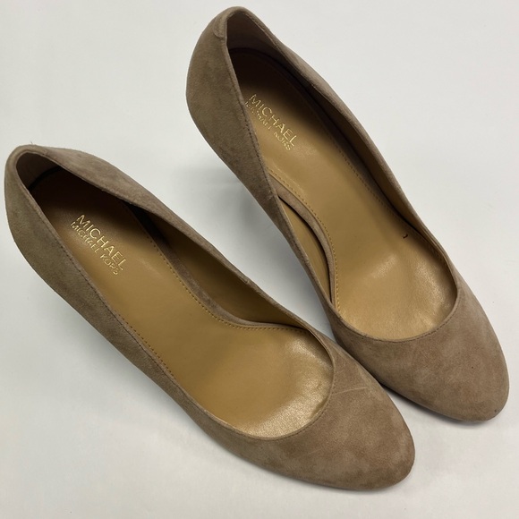 Michael Kors Tan Suede Ashby Flex Pumps Sz. 8.5 - Picture 1 of 6